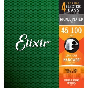 Elixir 45-100 貝斯弦 Nanoweb 14052