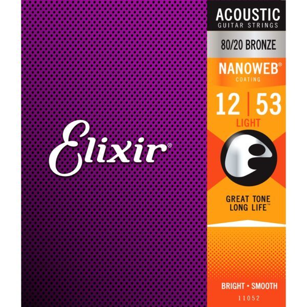 Elixir 1253 民謠吉他弦 黃銅 Nanoweb 11052