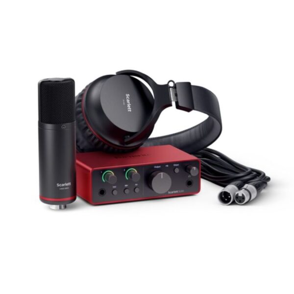 Focusrite Scarlett 2I2 Studio 4th 錄音介面套組 第四代