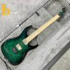 ESP E-II M-II NT Black Turquoise Burst 電吉他：圖片 6