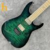 ESP E-II M-II NT Black Turquoise Burst 電吉他：圖片 4