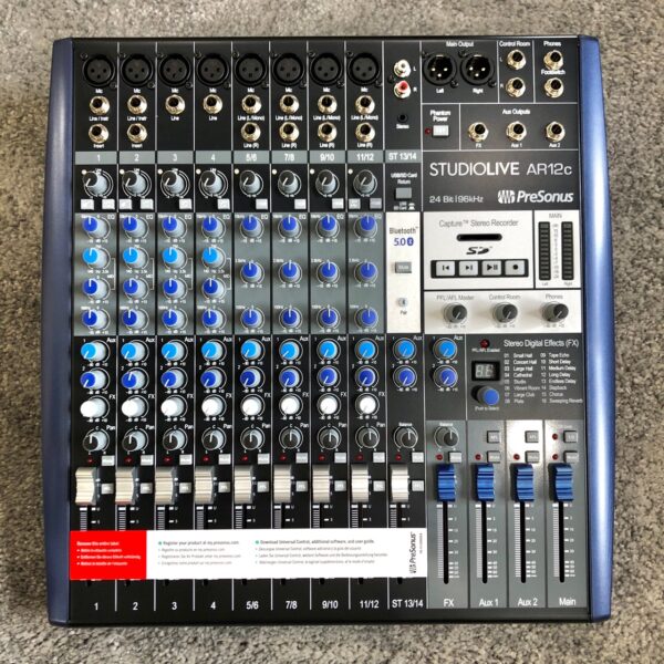 Presonus StudioLive AR12C 混音器：圖片 2