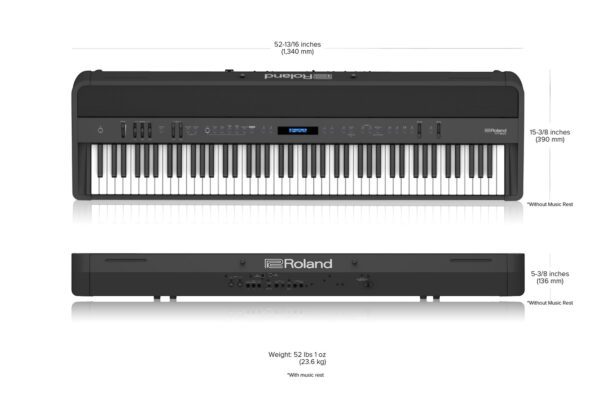 Roland FP-90X 白色 電鋼琴 數位鋼琴（單踏板琴架組）：圖片 10