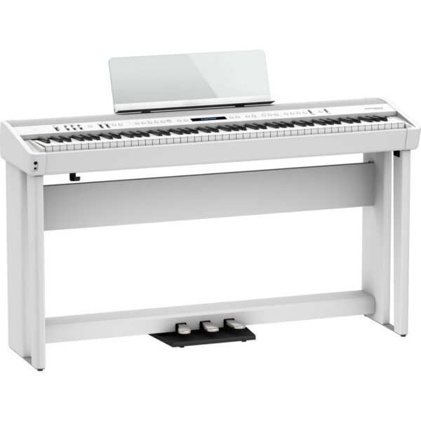 Roland FP-90X 白色 電鋼琴 數位鋼琴（三踏板琴架組）