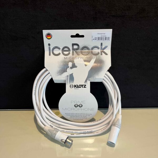 KLOTZ iceRock 5米 白色 麥克風平衡訊號線
