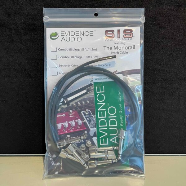 Evidence Audio SIS Monorail 黑色 免焊接 短導線組 1.5米 8L頭