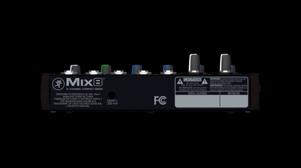 Mackie Mix8 混音器：圖片 3