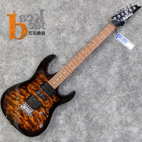 IBANEZ GRX70QA-SB 雙單雙 雲狀楓木夕陽漸層 電吉他 小搖座