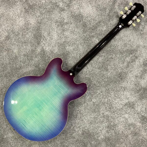 Epiphone ES-335 Figured 電吉他 - 藍莓色：圖片 5