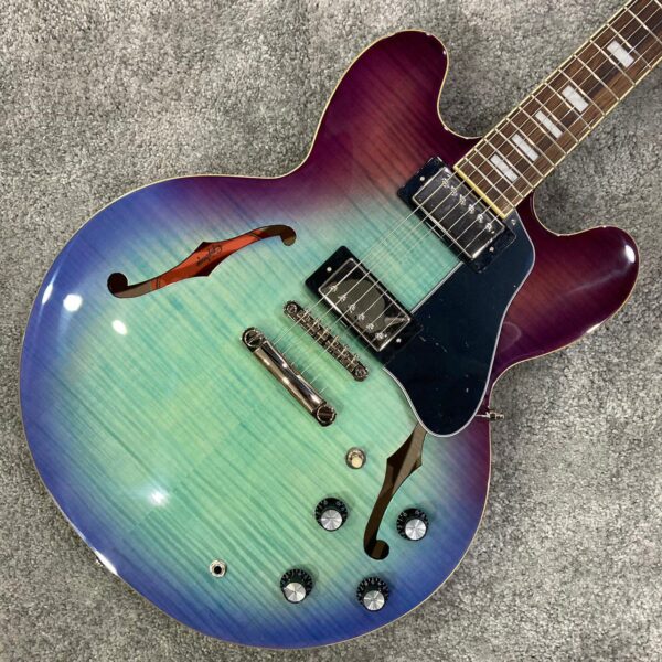 Epiphone ES-335 Figured 電吉他 - 藍莓色：圖片 3