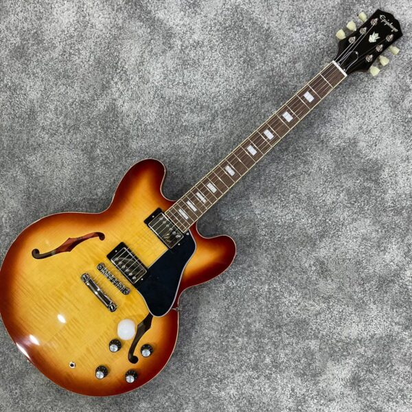 Epiphone ES-335 Figured 電吉他 - 覆盆子茶色