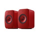 KEF LSX II 主動式無線 HiFi 音響系統-熔岩紅