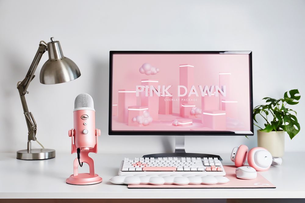 blue yeti pink