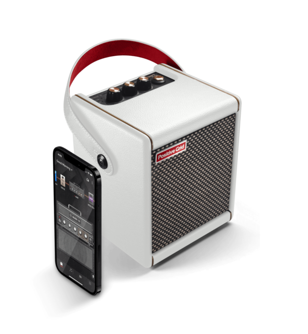 Positive Grid Spark Mini AMP 藍牙電吉他音箱 珍珠白：圖片 3