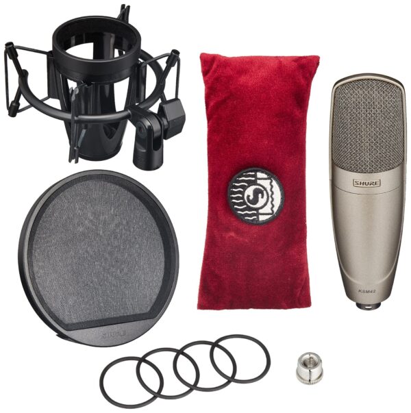 Shure KSM42/SG-X 雙振膜 電容式麥克風 香檳色：圖片 3