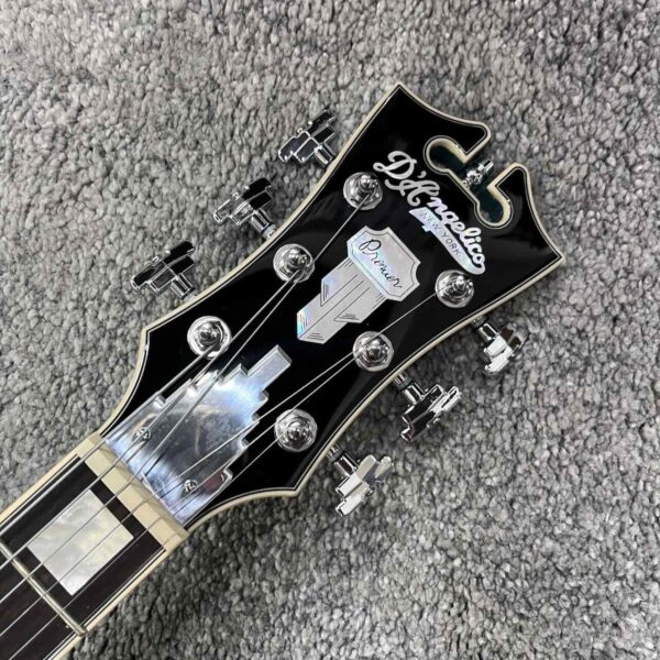 D'Angelico Premier Mini DC 半空心 電吉他 海洋綠松石：圖片 3