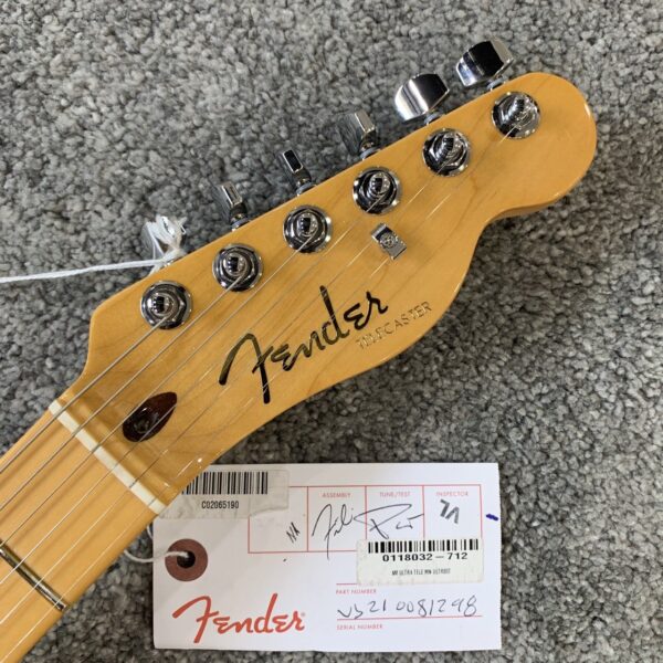Fender American Ultra Telecaster - Mocha Burst 電吉他 摩卡漸層：圖片 3