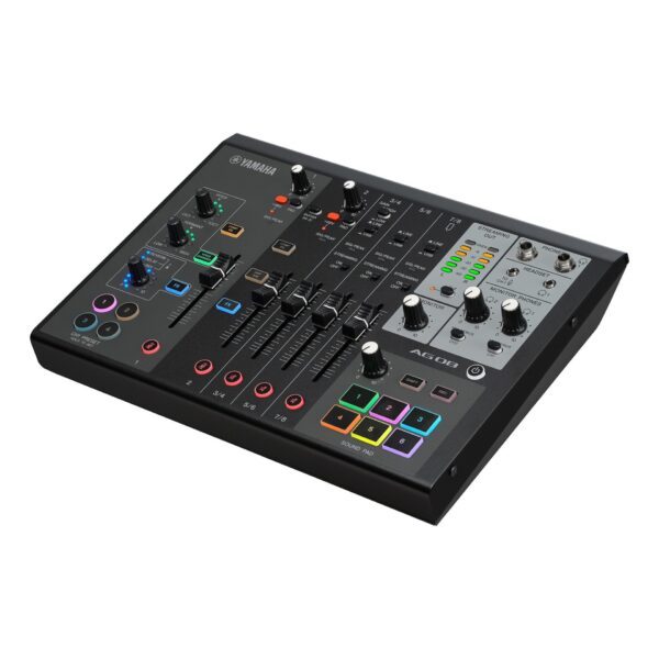 Yamaha AG08 MKII 網路直播 混音器 黑色：圖片 2