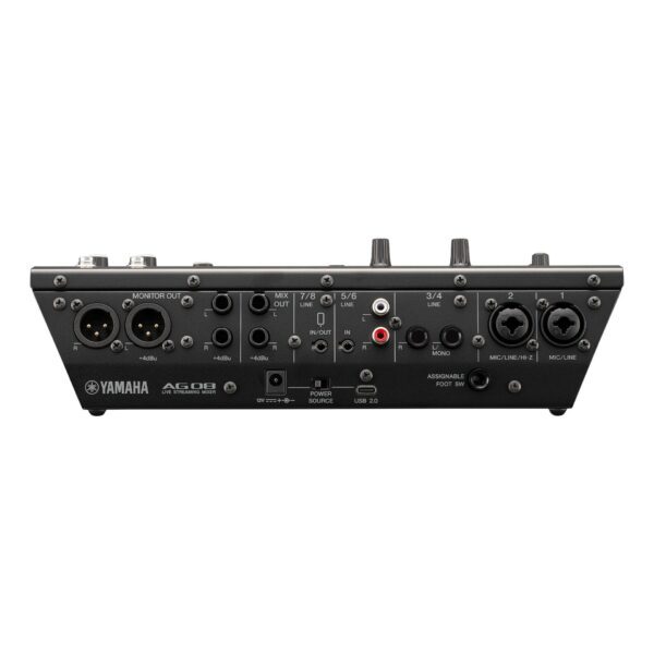 Yamaha AG08 MKII 網路直播 混音器 黑色：圖片 3