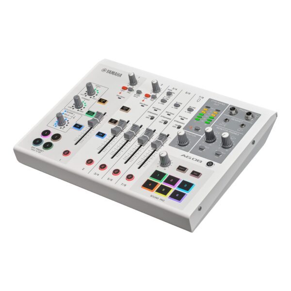Yamaha AG08 MKII 網路直播 混音器 白色：圖片 2
