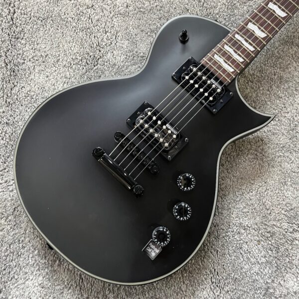 補貨中 LTD Eclipse EC-256 BLKS 電吉他 消光黑：圖片 4