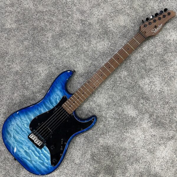 Schecter Traditional Pro 電吉他 藍色漸層 燻烤楓木