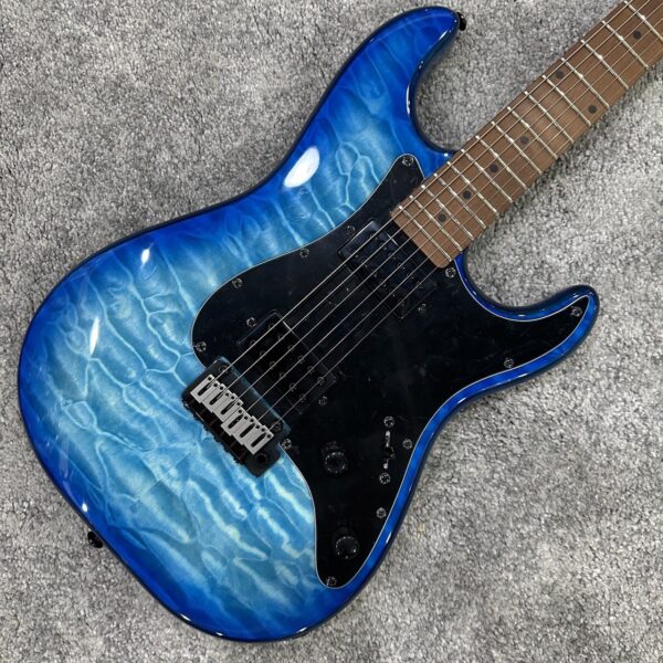 Schecter Traditional Pro 電吉他 藍色漸層 燻烤楓木：圖片 3