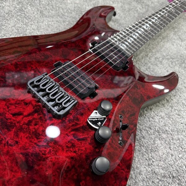 補貨中 Schecter C-1 Apocalypse 電吉他 紅豔色 無搖琴：圖片 3