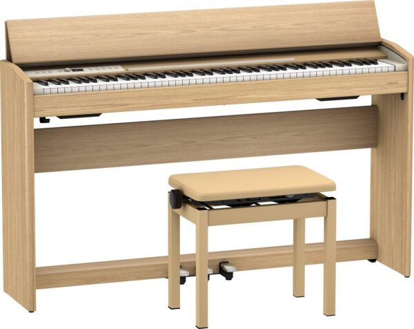 Roland F701 數位電鋼琴 原木色：圖片 2