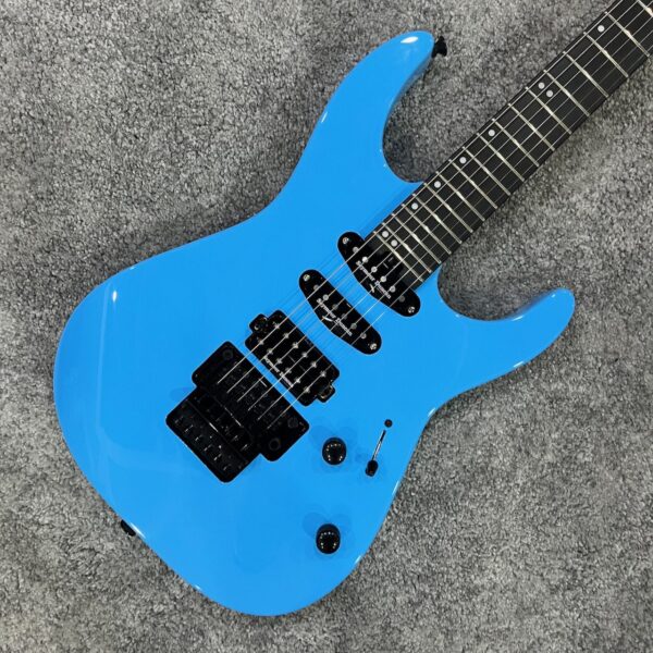 Charvel PRO-MOD DK24 HSS FR 大搖 藍色 電吉他：圖片 4