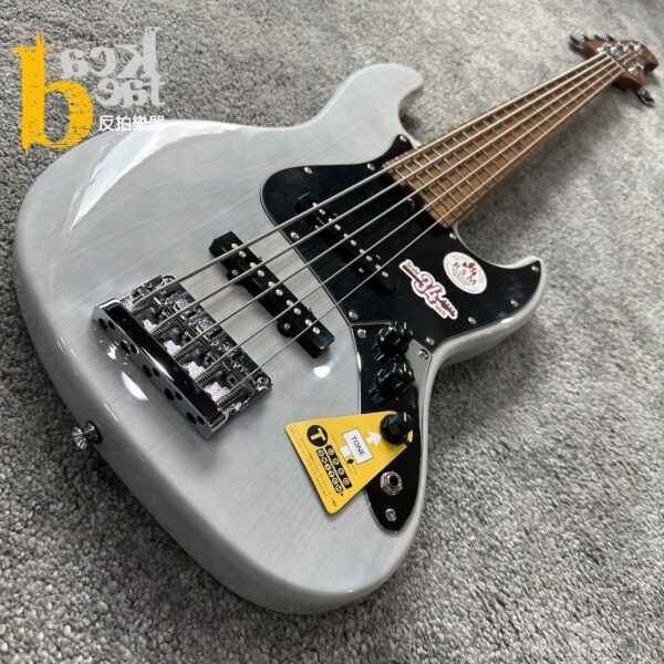 Bacchus WL5-ASH/RSM WBD 熏烤楓木 電貝斯 白色：圖片 3