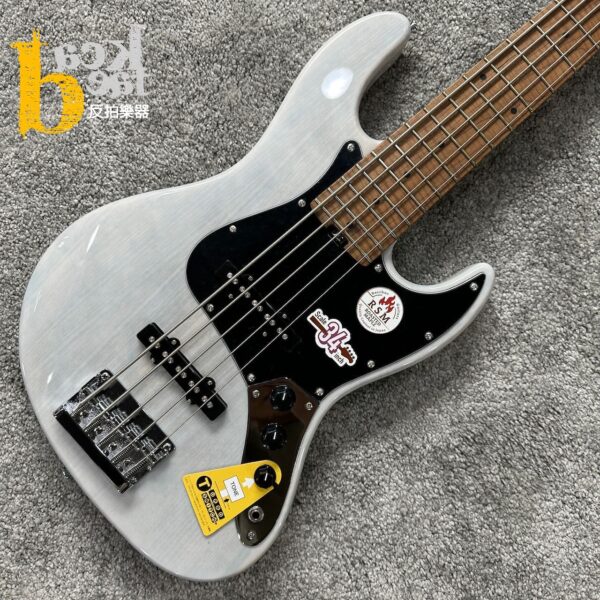 Bacchus WL5-ASH/RSM WBD 熏烤楓木 電貝斯 白色：圖片 2