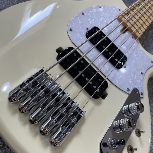 Schecter CV-5 Bass Guitar Ivy 貝斯 奶油白：圖片 5