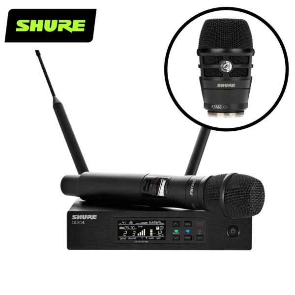 Shure QLXD24/KSM8 無線麥克風系統