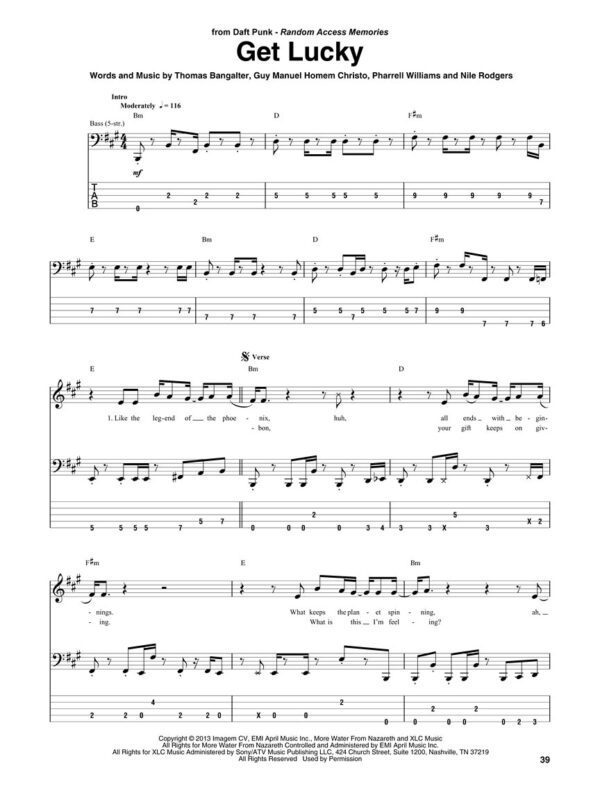 BEST OF BASS TAB 貝斯教學 進口樂譜：圖片 4