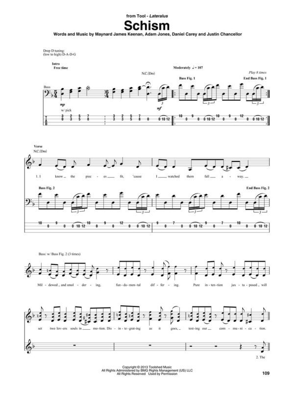 BEST OF BASS TAB 貝斯教學 進口樂譜：圖片 6