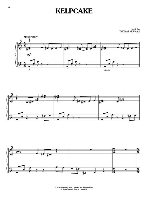 FINDING DORY SONGBOOK 海底總動員 多莉去哪兒 原聲帶樂譜：圖片 4