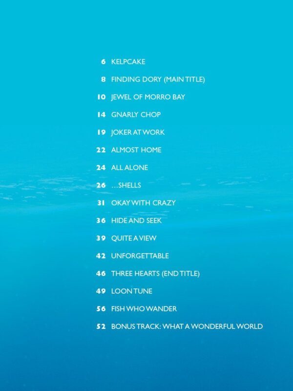 FINDING DORY SONGBOOK 海底總動員 多莉去哪兒 原聲帶樂譜：圖片 6