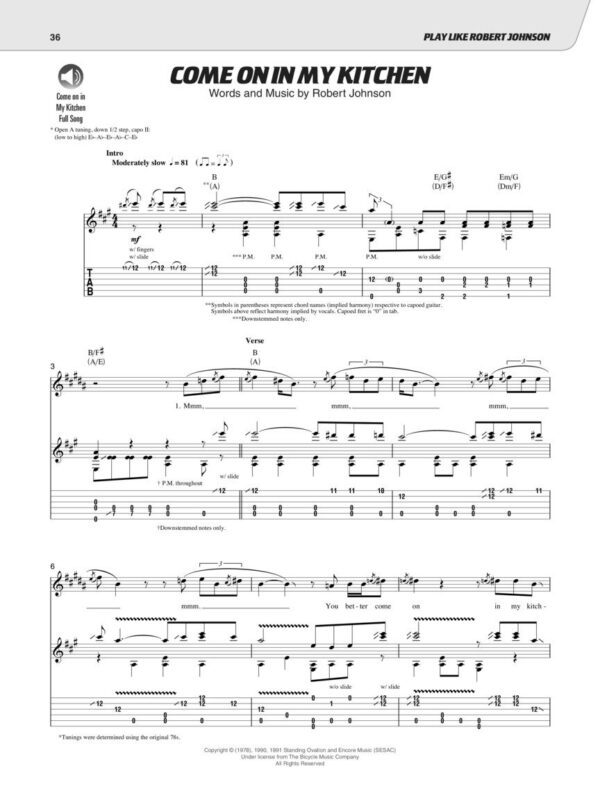 PLAY LIKE ROBERT JOHNSON 名人樂譜 終極吉他教材：圖片 4
