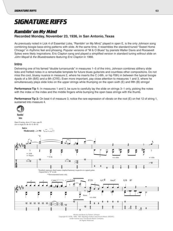 PLAY LIKE ROBERT JOHNSON 名人樂譜 終極吉他教材：圖片 5