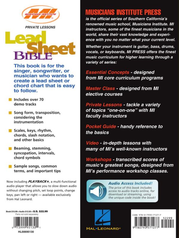 LEAD SHEET BIBLE 編曲聖經 進口教材：圖片 7