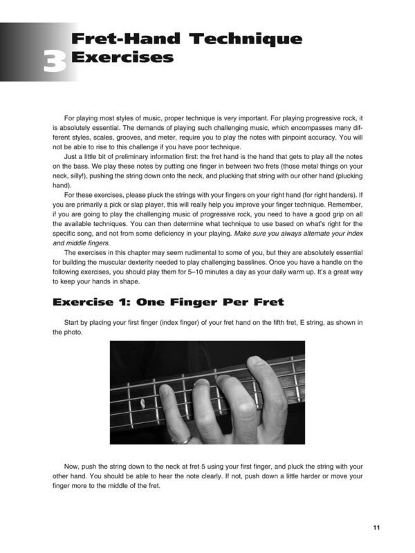 PROGRESSIVE ROCK BASS 搖滾貝斯 貝斯教材：圖片 3