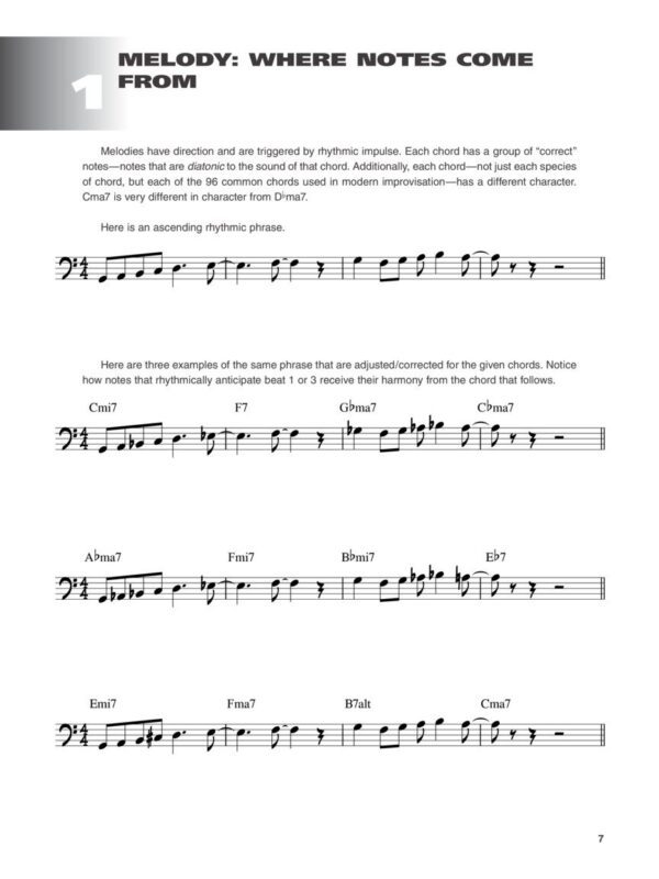 JAZZ BASS IMPROVISATION 爵士 貝斯 即興創作 進口樂譜：圖片 4