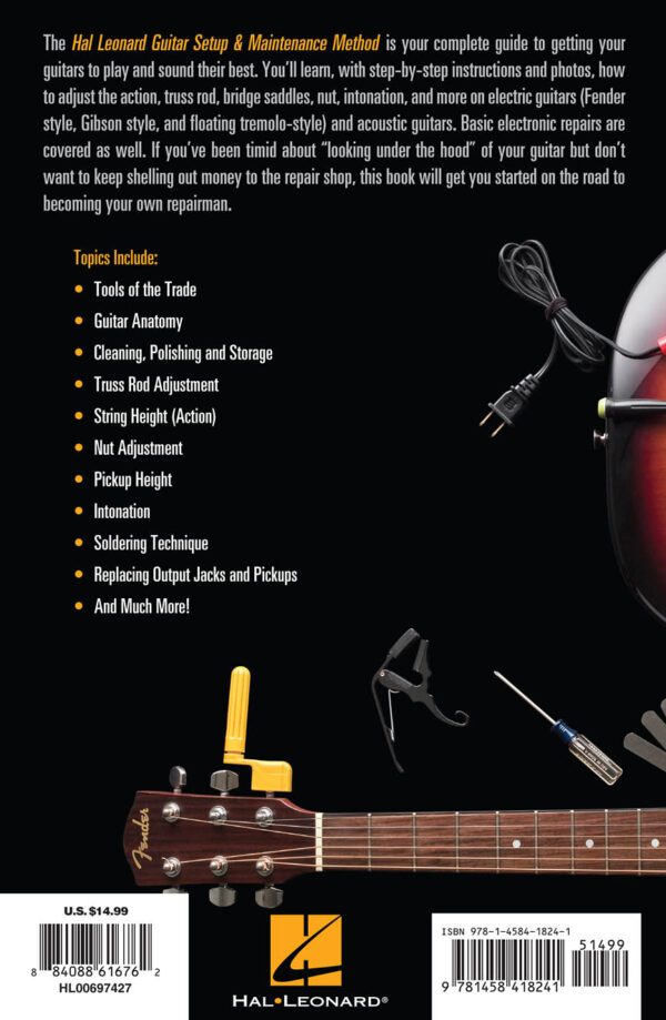 GUITAR SETUP & MAINTENANCE 吉他調整與保養 吉他工具書：圖片 2