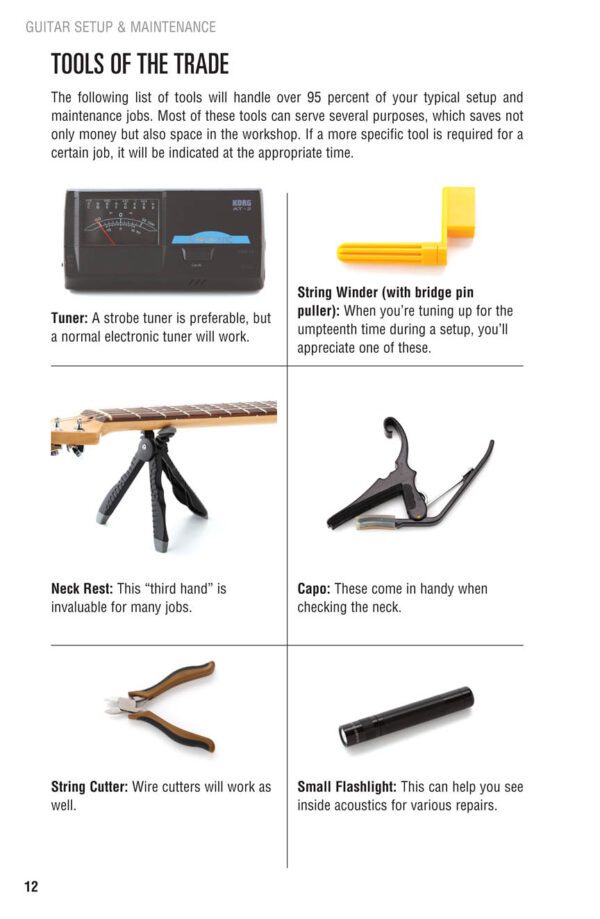 GUITAR SETUP & MAINTENANCE 吉他調整與保養 吉他工具書：圖片 4