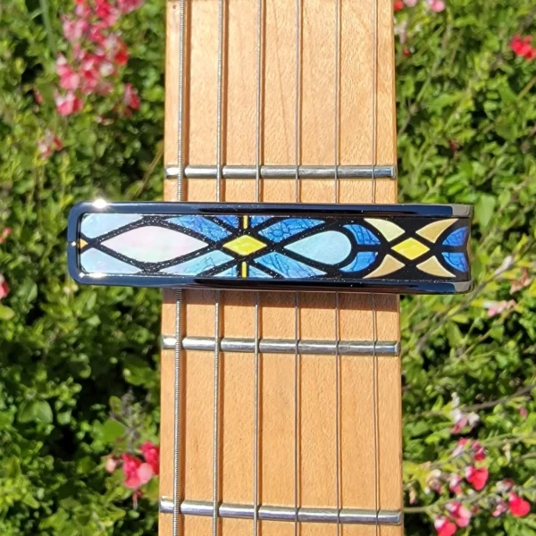 Thalia Capo 高階移調夾 CC201-11 白色鍍鉻 彩色玻璃鑲貝：圖片 2