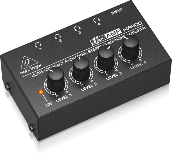 Behringer MicroAMP HA400 4通道 耳機分配器：圖片 3