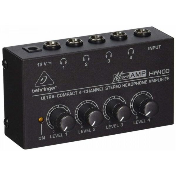 Behringer MicroAMP HA400 4通道 耳機分配器：圖片 2