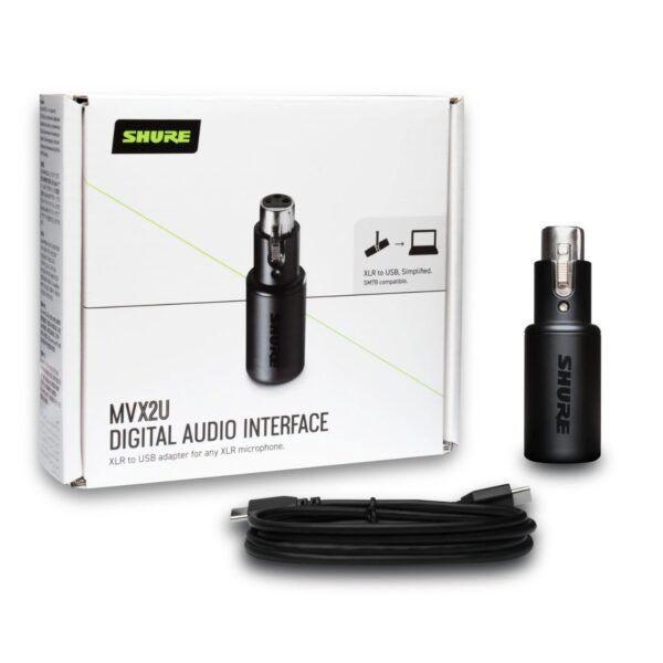 Shure MVX2u XLR to USB 隨身型 錄音介面：圖片 4