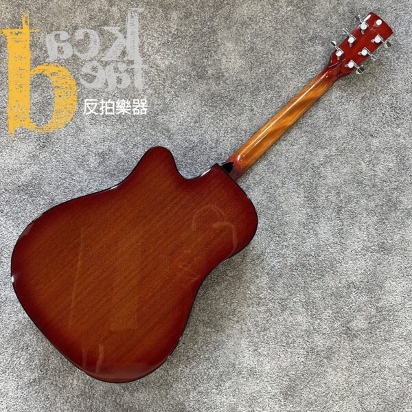 PLAYENJOY SM-DCY D桶身缺角 復古色 木吉他：圖片 5
